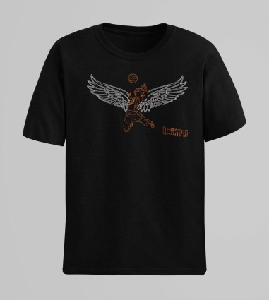 HAIKYUU - Hinata Sillohuette With Wings