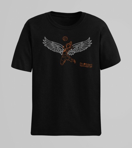 HAIKYUU - Hinata Sillohuette With Wings