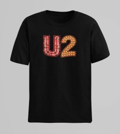 U2 - Letrero neon retro (frente)